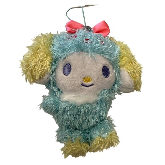 Sanrio My Melody Colorful Bunny Plush 6" With Pink Bow & Yellow Ears Gift Easter - Picture 3 of 8